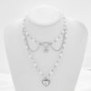 Fashion Sweet Hot Girl Love Multi-layer Pearl Necklace Female