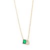 Women's All-match Twelve Birthstone Pendant Stainless Steel Necklace