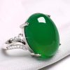 Natural Sapphire Ring Women's Adjustable Ethnic Style