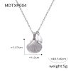 French Vintage Shell Jeweled Pendant Design Sense