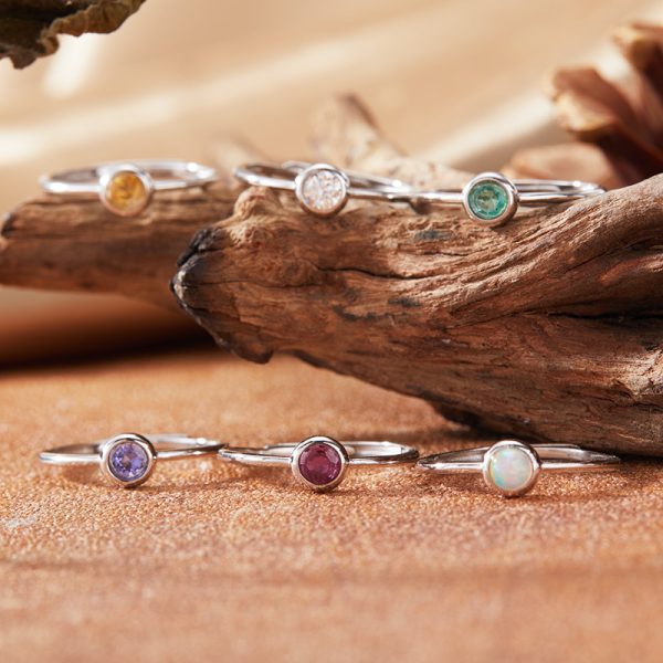 12 Natural Sapphire Ruby Tansan Opal Colored Gems Ring