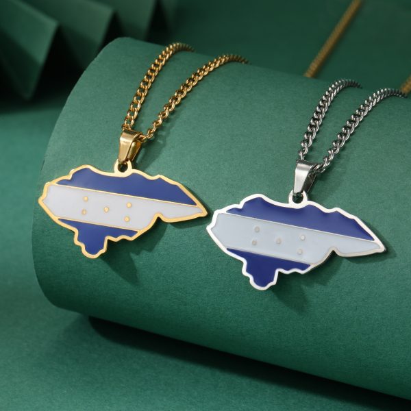 Women's Creative All-match Map Pendant Necklace