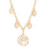 Spiral Donut Bracelet Earrings Necklace Personalized Minority Elegant High Sense Necklace Female