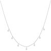 Gentle Drop-shaped Artificial Zircon Necklace
