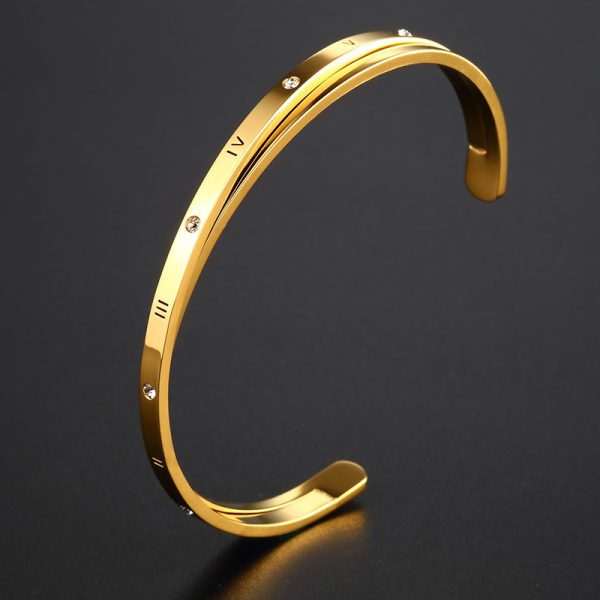 European And American Open-ended Bracelet Female Lady Inlaid Zircon Bracelet