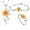 Ladies Fashion Personality Sunflower Ornament