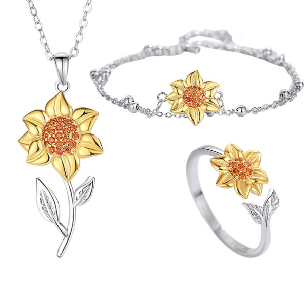 Ladies Fashion Personality Sunflower Ornament