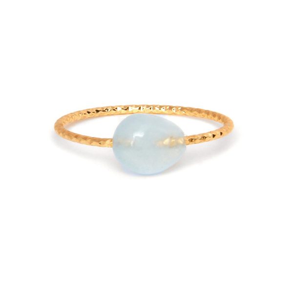 Colored Agate Niche Design Ring