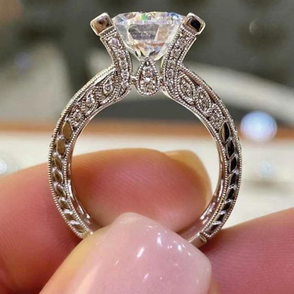 Silver Fashion Female Ring Engagement