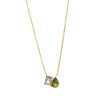 Women's All-match Twelve Birthstone Pendant Stainless Steel Necklace