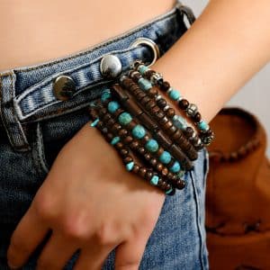 Stone Beaded Retro Fashion Bracelet