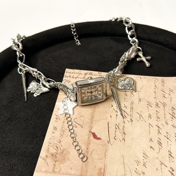 Dark Style Multi-layer Cross Necklace Twin Clavicle Chain