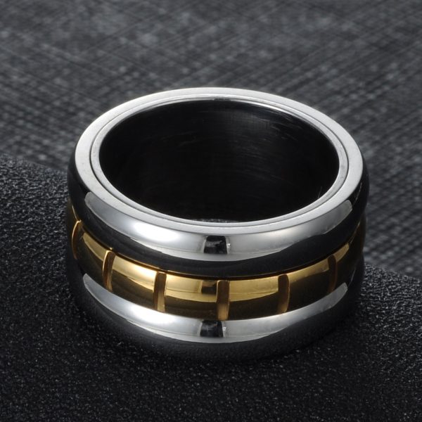 Ultra-wide Titanium Steel Knuckle Tail Can Be Rotatable Ring
