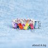 Female Geometric Design Irregular Color Ring