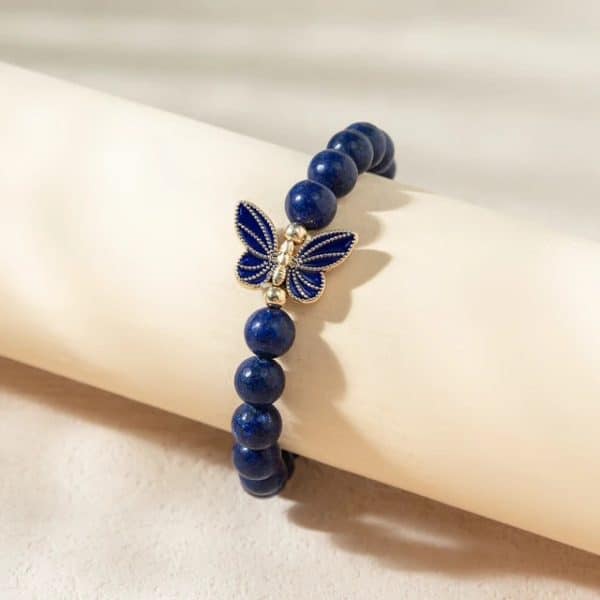 Butterfly Natural Stone Bracelet Ornament