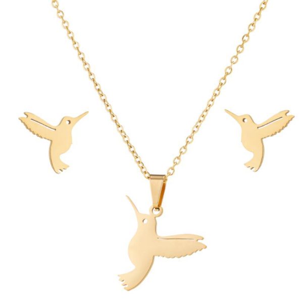 O1CN01Q0u1vr28Fctvn4R0S_3880777903-0-cib.jpg Cute Little Animal Stainless Steel Jewelry Set