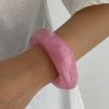 Female Retro Exaggerated Irregular Dyed Resin Bracelet