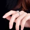Six-claw Inlaid Zircon Women's Ring