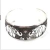 Ethnic Style Carved Open Miao Silver Bracelet