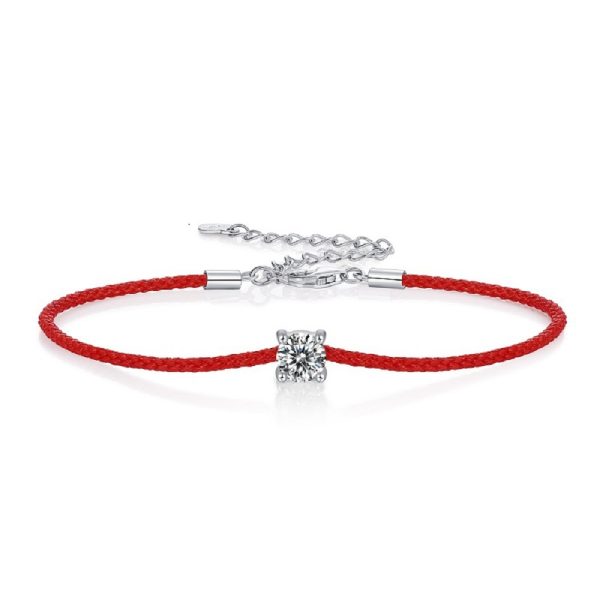 New Fashion Moissanite Rope Temperament Entry Lux Bracelet