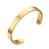 Stainless Steel Glossy Bracelet With Drill