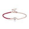 New Fashion Moissanite Rope Temperament Entry Lux Bracelet