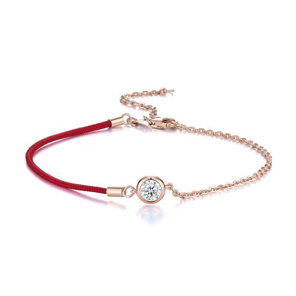 New Fashion Moissanite Rope Temperament Entry Lux Bracelet