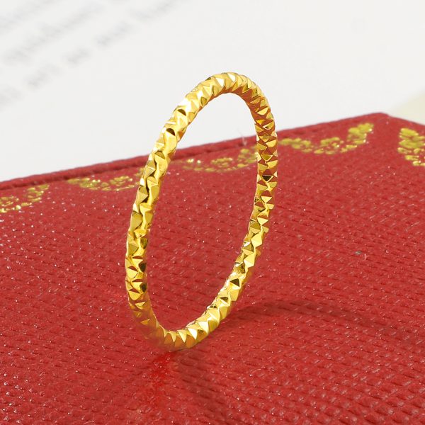 Fashion Simple Sparkling 15mm Starry Ring