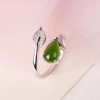 Leaf Water Drop Fashion Ring