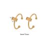 Stainless Steel Color-preserving Polishing Ring Setting DIY
