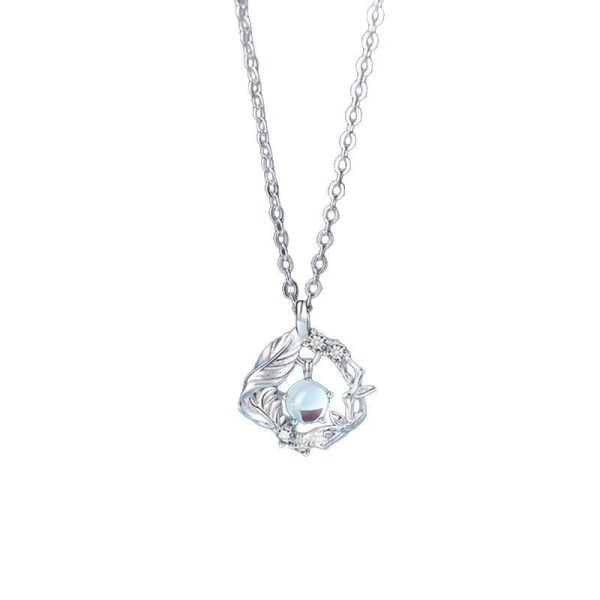 Female Creative Versatile Tree And Bird Pendant Necklace