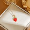 O1CN01Ur7PKR1GiUnu3CIYK_2217036640656-0-cib.jpg Red Delicate Indie Cherry Strawberry Pepper Necklace
