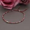 Semi-precious Stone Lucky Stone Bead Women's Colorful Beaded Bracelet