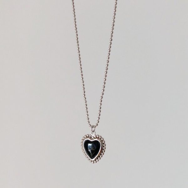 Simple Love Necklace Female Clavicle Chain Light Luxury Minority Simple