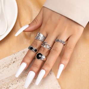 Poker Ring Retro Spade Card Ring Creative Personality