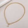 925 Sterling Silver Women's Non-fading Cross-border Necklace Simple High-end Sense