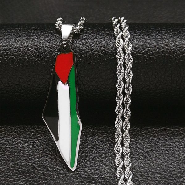 O1CN01ViDfXe1SfXfBHxZQd_2580972274-0-cib.jpg Map Stainless Steel Fashion Personalized Necklace