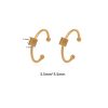 Stainless Steel Color-preserving Polishing Ring Setting DIY