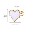 Stainless Steel Exquisite Hollow Flower Series Ring Personality