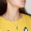 O1CN01aav4Aj1yjGHga82J0_2212473986614-0-cib.jpg Korean Fashion Fruit Pineapple Diamond Elegant Necklace