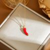 O1CN01aesLcn1GiUnx8pIRb_2217036640656-0-cib.jpg Red Delicate Indie Cherry Strawberry Pepper Necklace