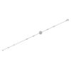 925 Sterling Silver Special-interest Design Round Bag Anti-drop Buckle Adjustable Bracelet
