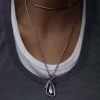 Long Sweater Chain Necklace High-grade Pendant Women's Simple