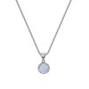 Women's Korean-style Simple Oval Pendant Necklace