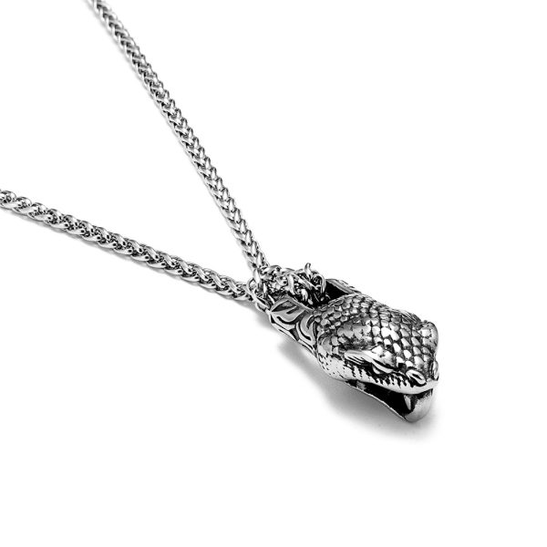 O1CN01dSoSgM2KjC7lrKz9W_2219806209592-0-cib.jpg Retro Trendy Snake Head Pendant Necklace For Men
