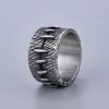 Niche Advanced Dark Punk Stitched Ring