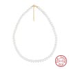 Women's Natural Freshwater Pearl Adjustable Necklace