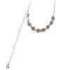 High-grade Light Luxury Crystal Diamond Pull Clavicle Chain Neck Chain