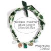 Summer Scarf Necklace Multi-pendant Pearl All-match Light Luxury Silk Scarf Necklace