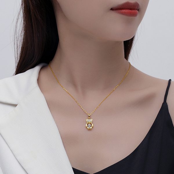 Necklace Female Bear Smart Fashion Animal